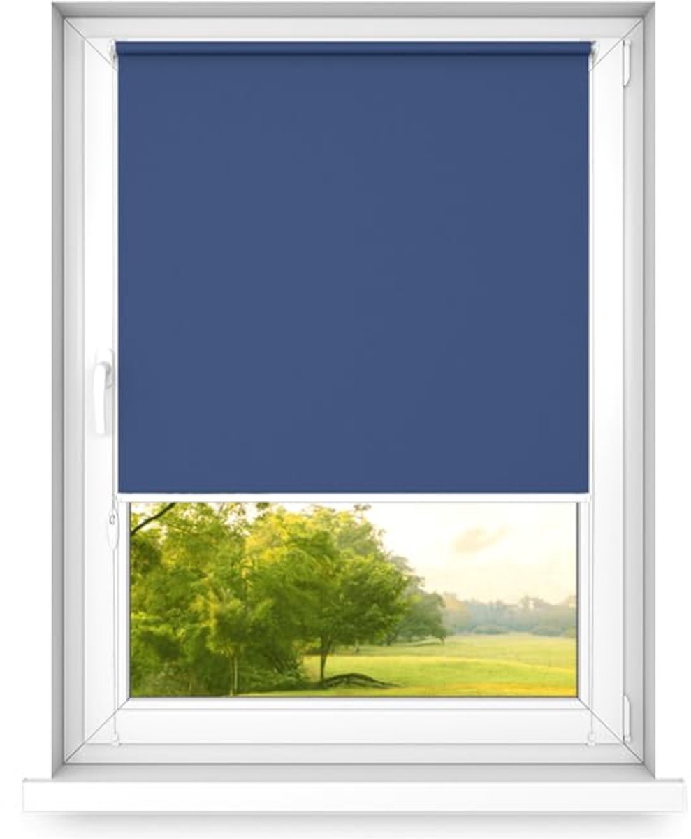 time4blinds - Verduisteringsrolgordijn Zonder Boren - Verduisteringsrolgordijn, Rolgordijn