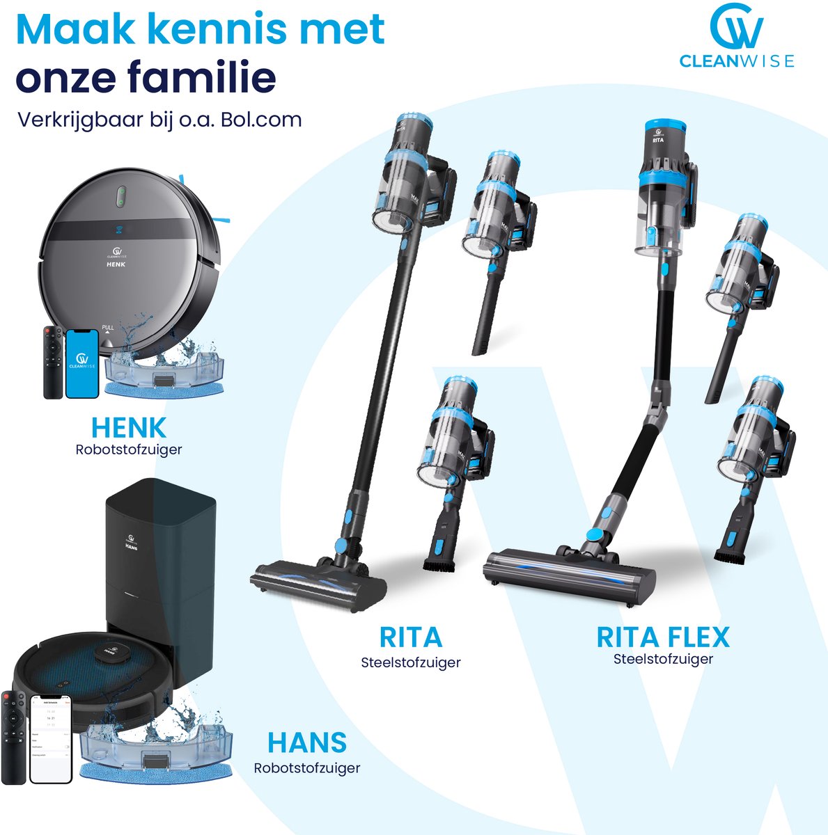 CleanWise Hans Robotstofzuiger met Dweilfunctie & Automatisch Leegstation – 90 dagen handsfree – Nederlands Product – Dweilrobot – LiDAR Navigatie – 7000 Pa – HEPA 14 Filter – Tapijtherkenning – No-Go Zones – Voor Huisdierharen – foto 8