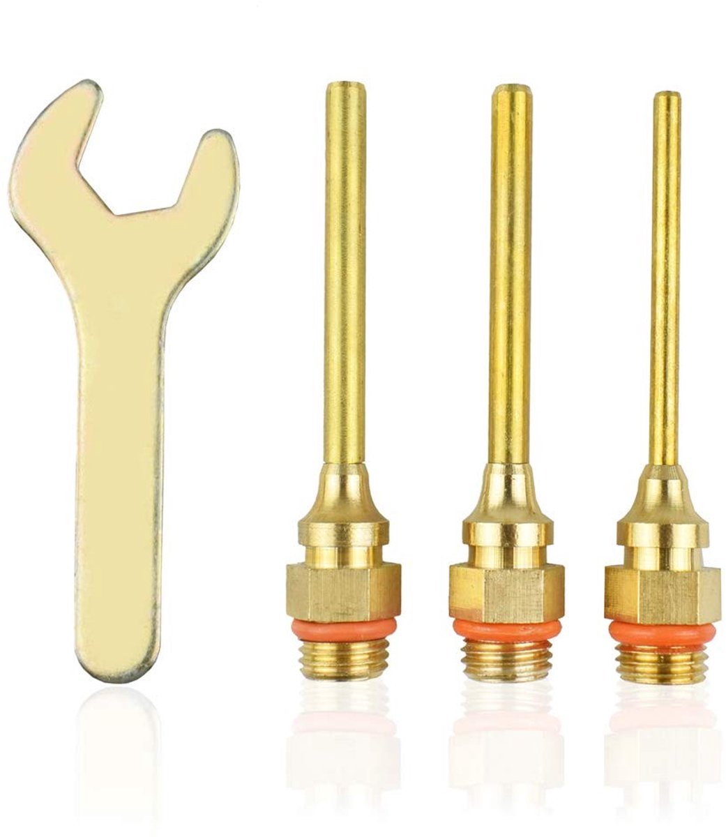 Dailygoods - Lijmpistool Mondstukset met 3 Koperen Spuitmonden