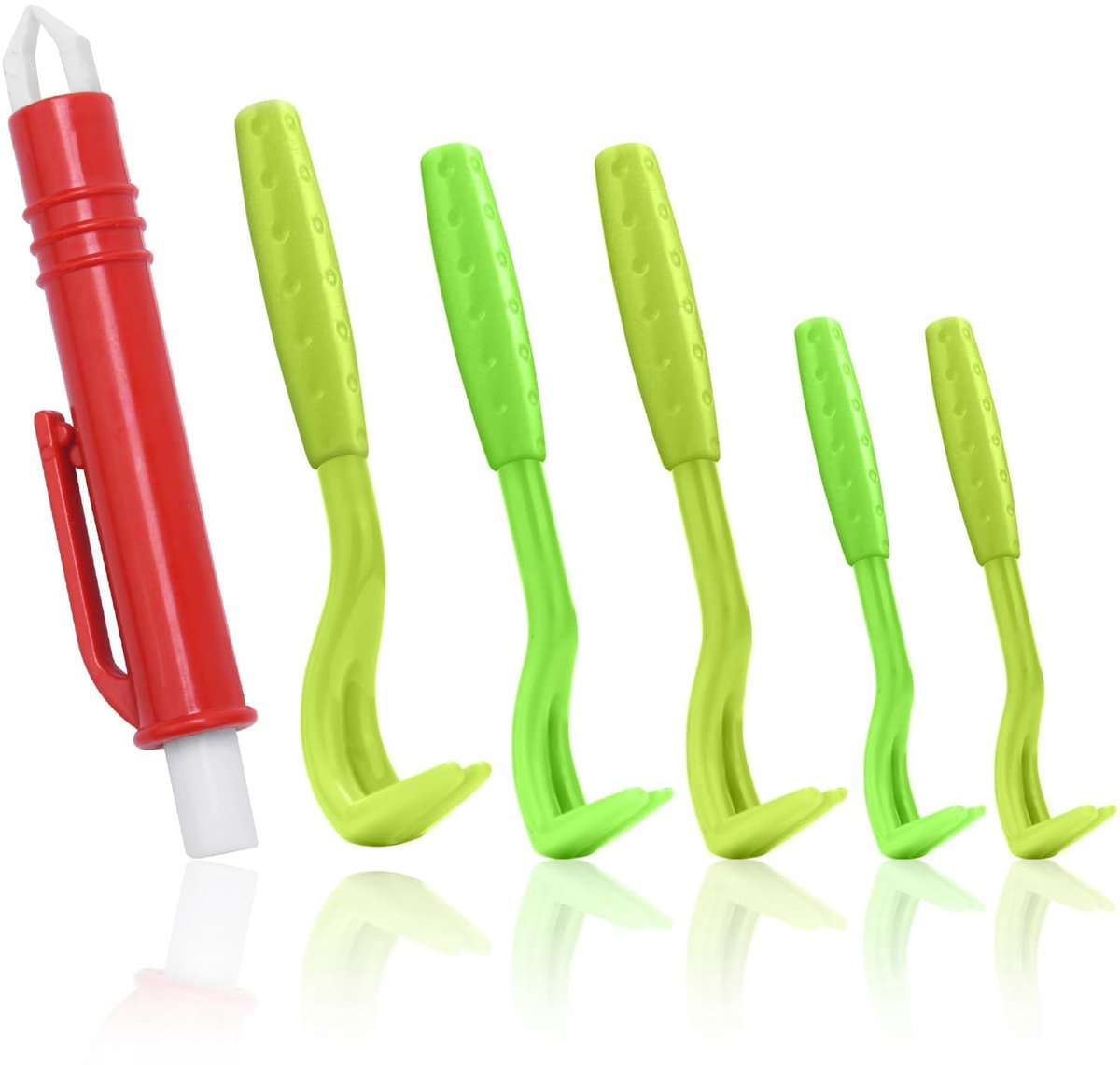Dailygoods - Cosensi - Dailygoody - Plastic tekenhaak - Tekenvangers - Gemakkelijk verwijderen - Groen - Anti-tekenpincet - Geschikt voor mens en huisdier