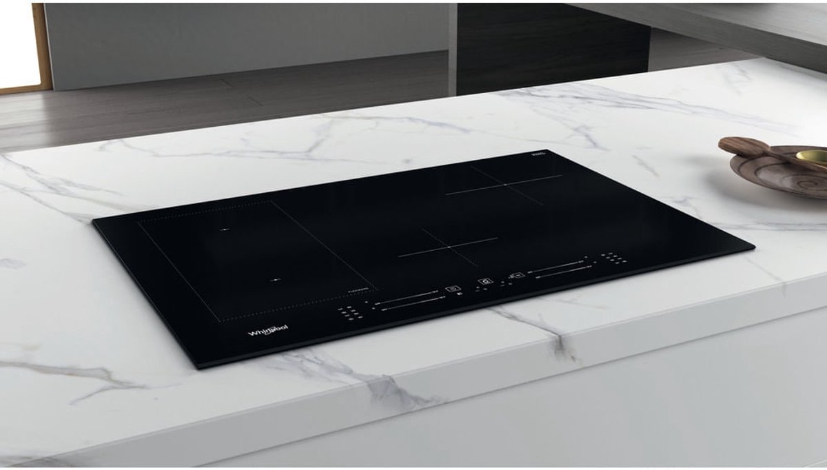Whirlpool WL S3377 BF Zwart Ingebouwd 77 cm Inductiekookplaat zones 4 zone(s)