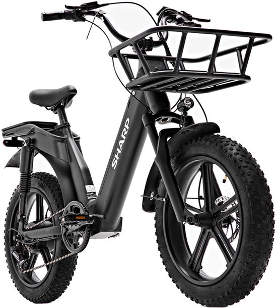 Sharp Lipari elektrische transport fatbike 12.6Ah 20 inch van Sharp — afbeelding 3