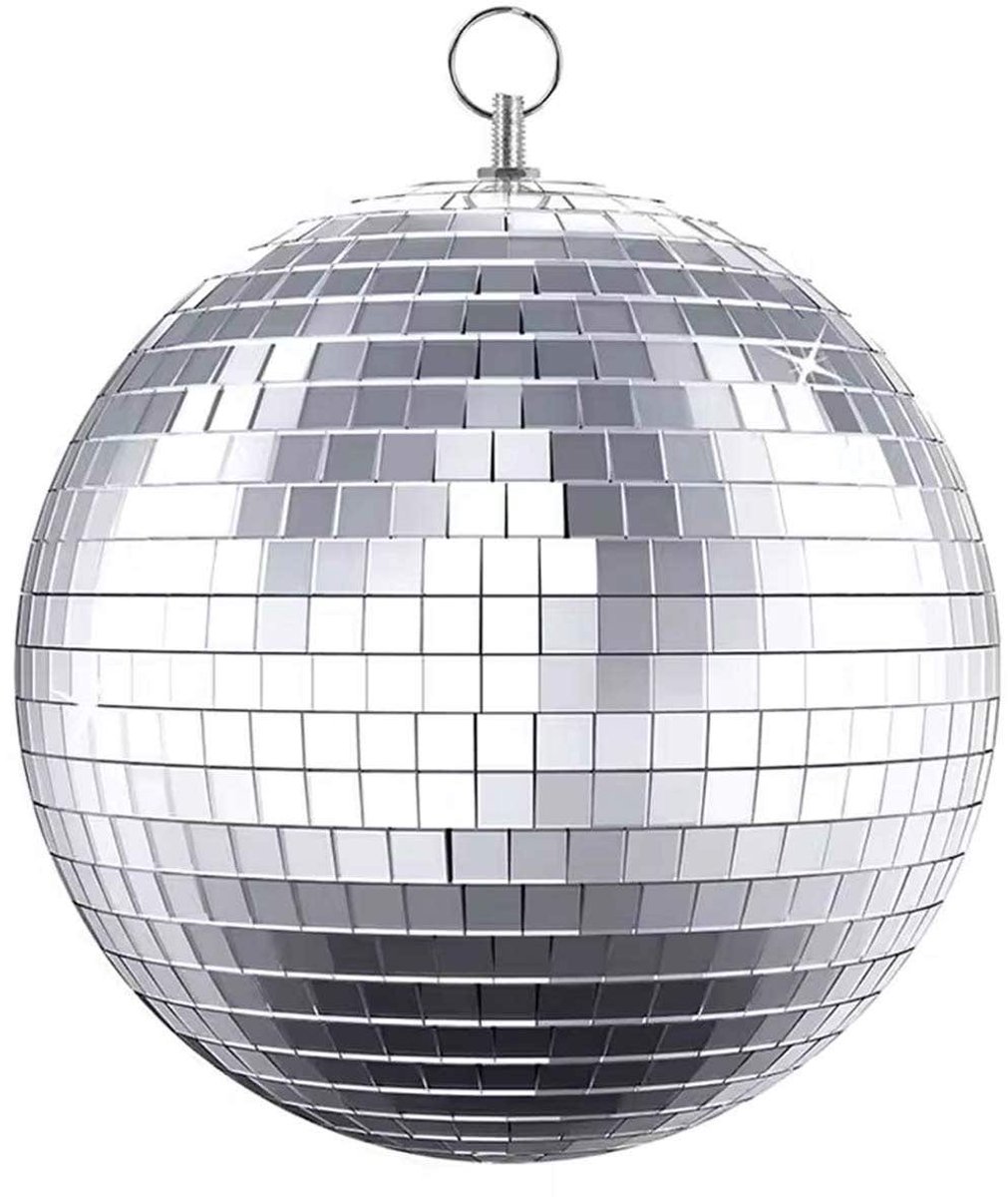 E-Lektron Spiegelbol - 30 cm disco bal - Met echte glazen spiegels - Voor feestverlichting