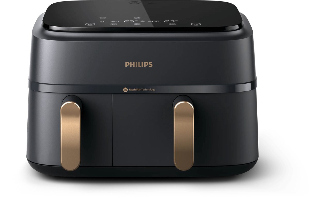 Philips Rapid Air Serie 3000 NA352/00 - Airfryer - Dubbele Mand - 9 Liter – foto 2