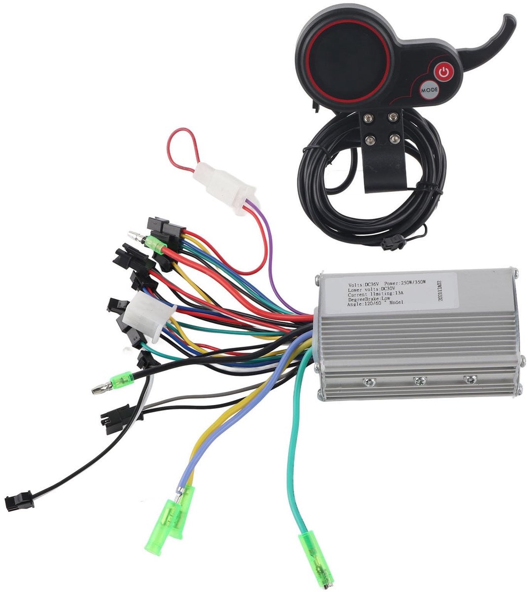 Vgeby Elektrische Scooter Motor Controller Combo Kit met LCD Display