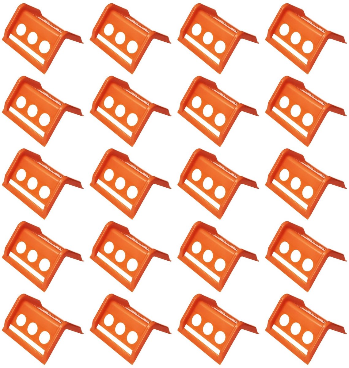 Dailygoods - Cosensi - Dailygoody - Heavy Duty Hoekbeschermers - 20 Stuks - Oranje - Vrachtvervoer - Bescherming voor Lading - Geschikt voor Transport - Hoogwaardige Kwaliteit