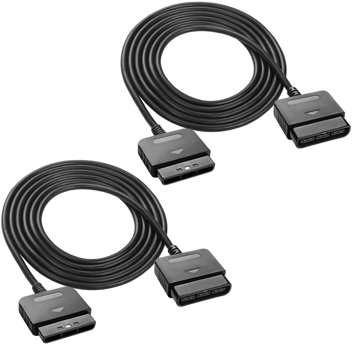 2 Stuks PS2 Controller Verlengkabel van 1.8m voor Playstation 2 Gamepad - Ideaal voor Gaming en Comfortabele Afstand