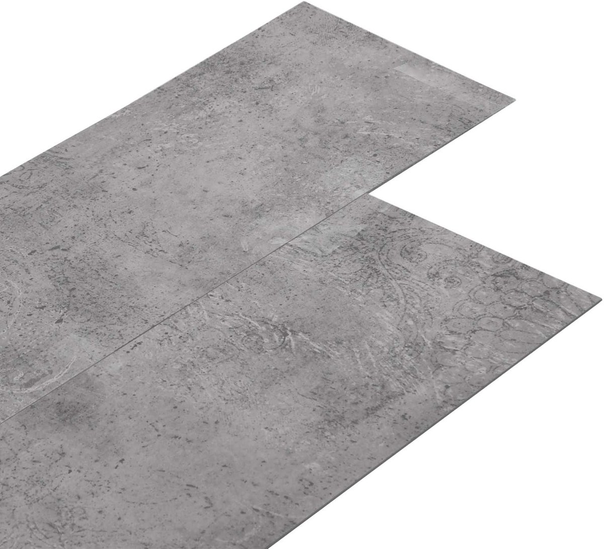 vidaXL - Zelfklevende - PVC - Vloerplanken - Cement - Bruin - 30,5 - x - 61 - cm - 28 - st
