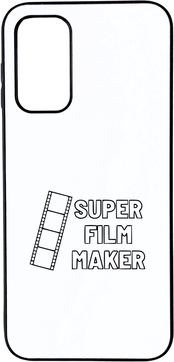 Hacebo® - Super film maker telefoonhoesje - Filmmaker - Familie vrienden - telefoonhoesjes - Cadeau - hoesje geschikt voor Samsung Galaxy A14 (5G)