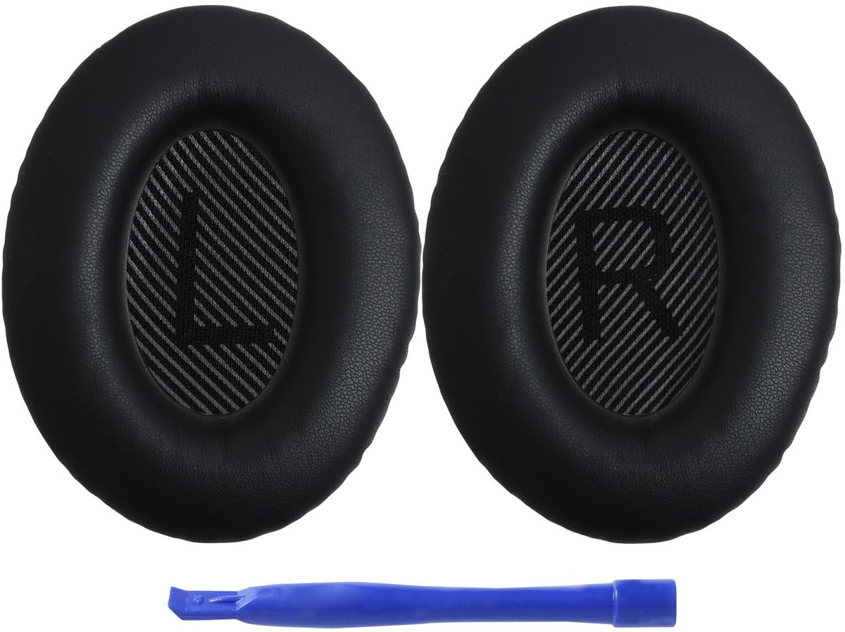NTHProducts - Memory Foam Oorkussens - Comfortabele Vervangende Pads - Zwart - Geluidsisolatie - Eenvoudig te Installeren - Geschikt voor Hoofdtelefoon...