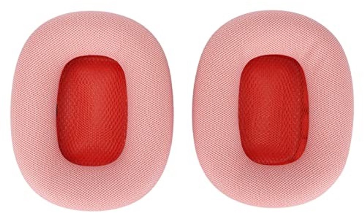 NTHProducts - Headphone Earpads - Vervangende Earmuffs - Perfecte Pasvorm - Roze - Zachte Geheugen Foam - Geschikt voor AirPods