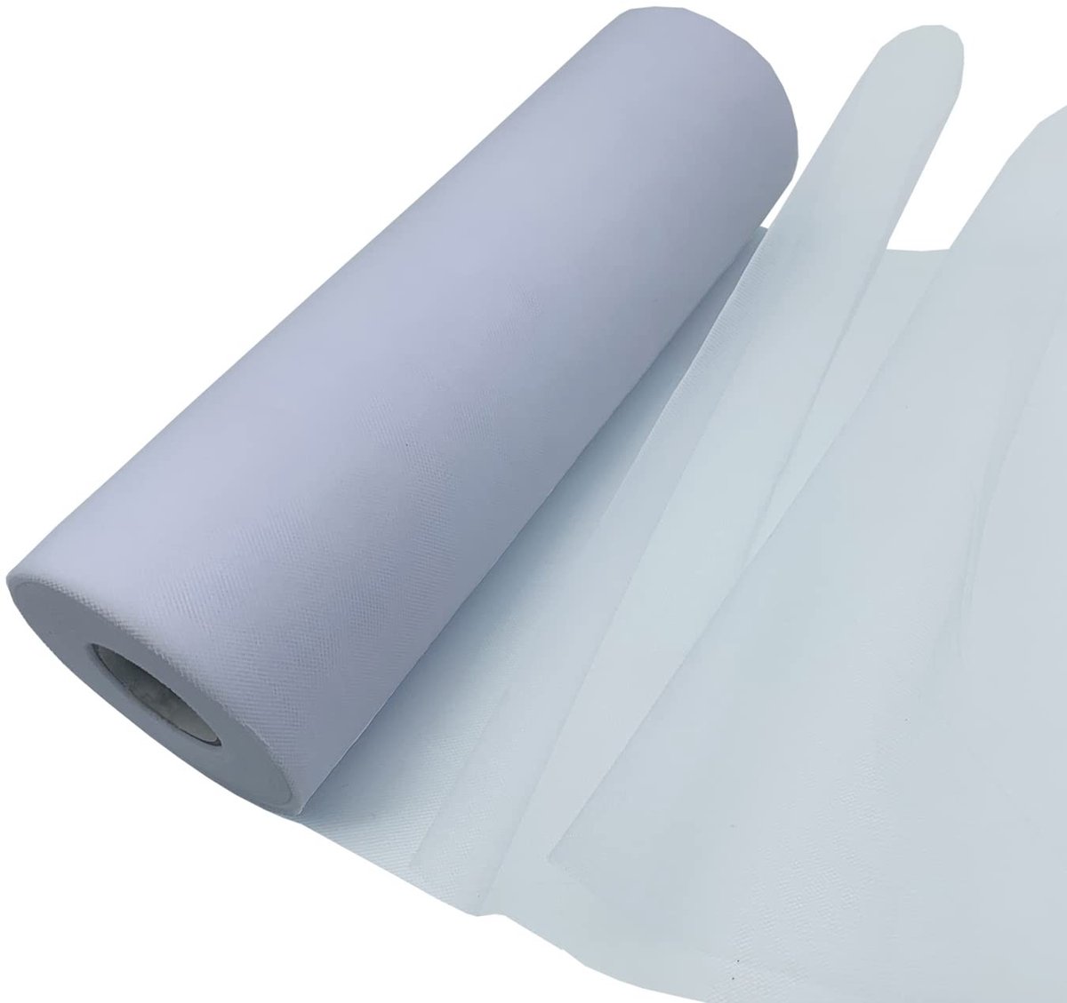 Allecto - Tulle Fabric - Decoratieve Tulle Roll - 30cm x 100 yards - Geschikt voor Feesten - Wit - Perfect voor Bruiloften en Handwerk