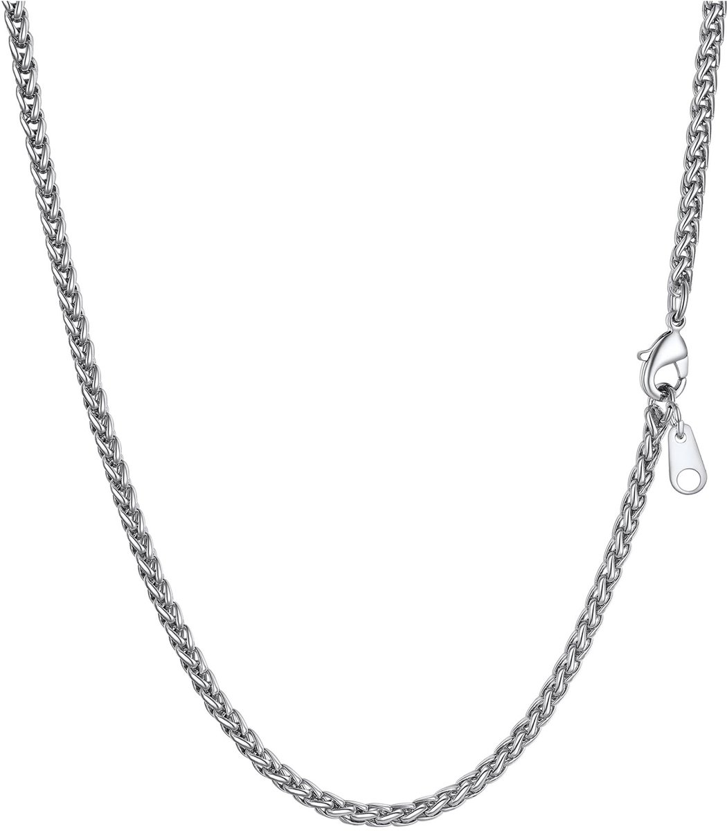 Allecto 18KGP Stainless Steel - Modern Design - 3mm Stainless Steel - Unisex - Lichtgewicht en Duurzaam - Perfect voor Elke Gelegenheid