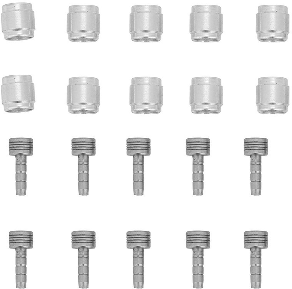 Allecto - Brake Hose Insert - 10-Piece Set - Hoge kwaliteit - Olive groen - Geschikt voor disc brakes - Duurzaam en betrouwbaar - Perfect voor Avid