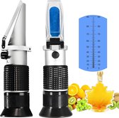 0-90% Brix-meter/refractometer, draagbaar handapparaat voor het meten van het suikergehalte in suiker, voedsel, fruit, dranken en honing.
