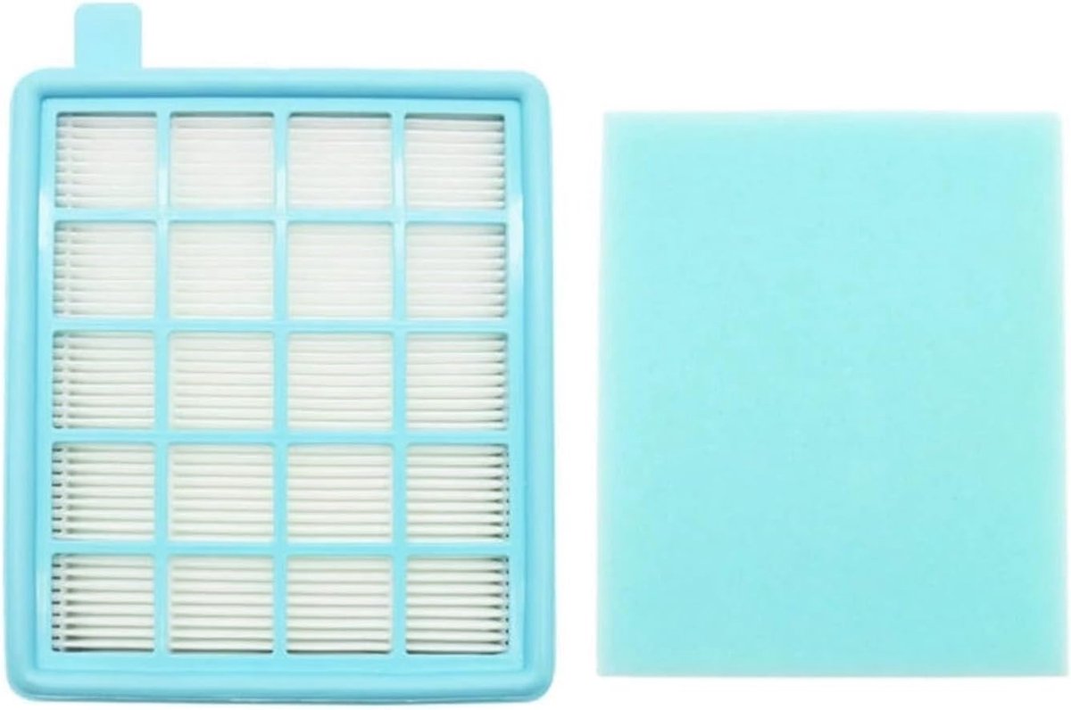 2 stuks - Inclusief een filtergaas en filterkatoen - filter sponsfilter voor stofzuigers, compatibel met Philips FC8633 FC8635 FC8646 FC8647 FC8670 FC8671 FC8672 FC9321 FC9323 FC9324