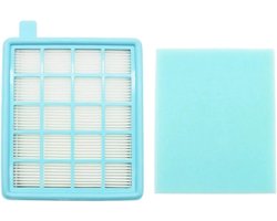 2 stuks - Inclusief een filtergaas en filterkatoen - filter sponsfilter voor stofzuigers, compatibel met Philips FC8633 FC8635 FC8646 FC8647 FC8670 FC8671 FC8672 FC9321 FC9323 FC9324