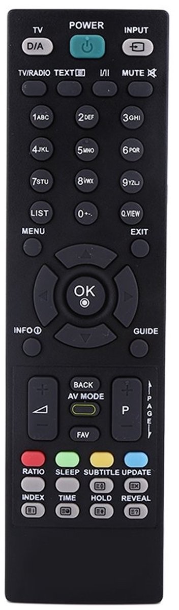 Byshayne - Universele afstandsbediening - Geschikt voor LG Smart TV - Eenvoudig in gebruik - Compact formaat - Infrarood technologie - Voor diverse ...