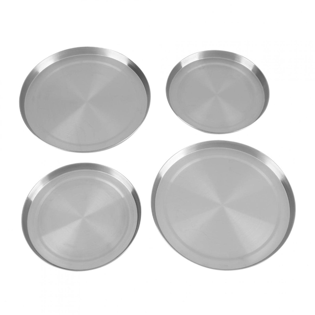 Byshayne Stove Cover - Pannen Deksel Set - Roestvrij staal - Kookplaat Deksel - Geschikt voor Elektrische Fornuis - Set van 4