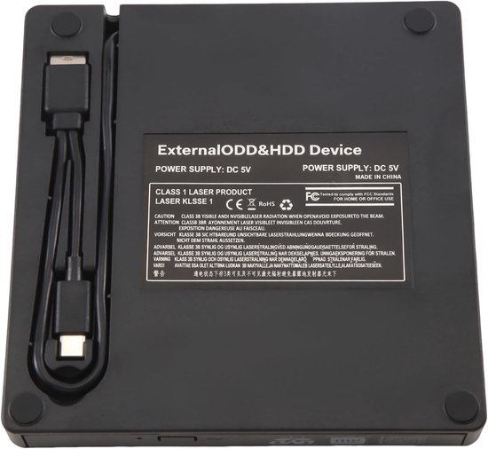 Externe DVD Brander - Draagbare DVD Station - Data Archiveren - Snelle USB 3.0 — afbeelding 3