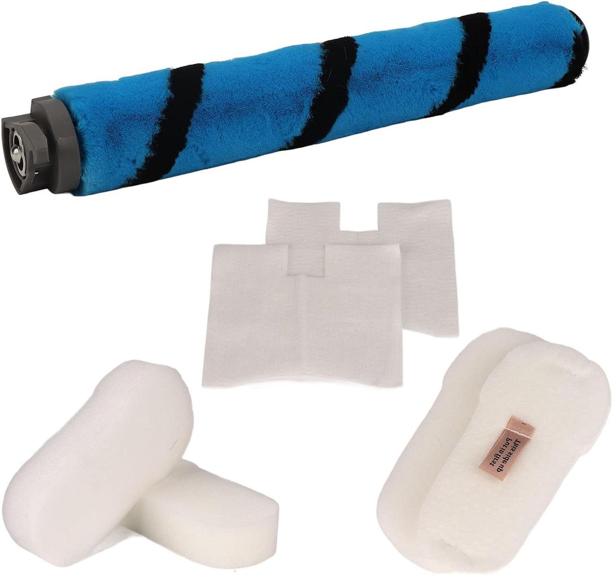 Stofzuiger Borstelset - Filterborstel Kit - Schoon Huis - Hoge Waterabsorptie - 3 stuks - Wit