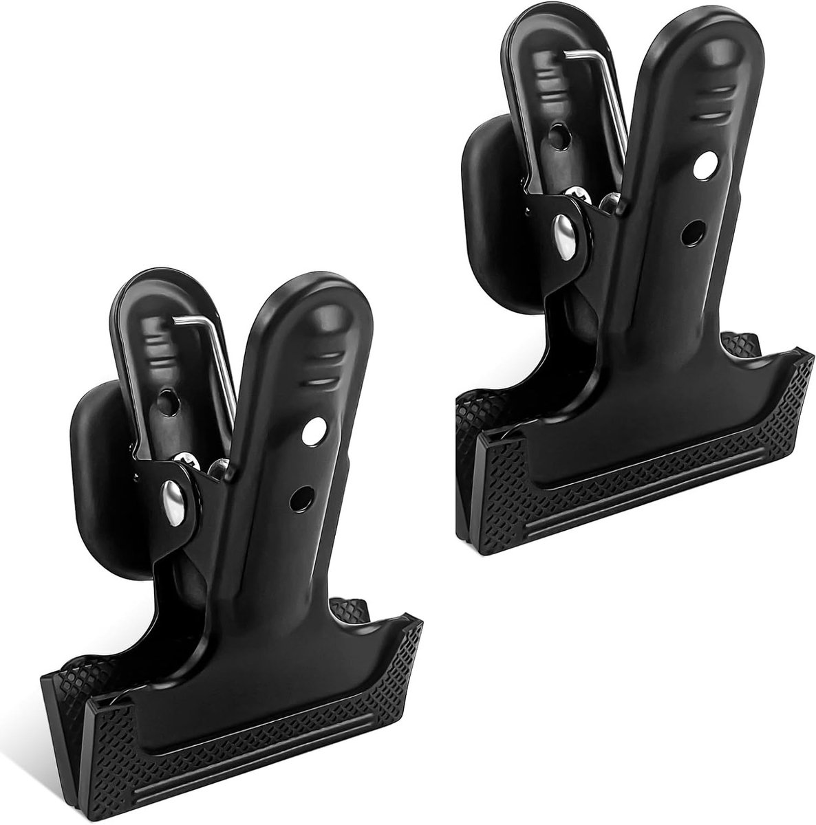 Zware Magnetische Klemmen - 2 Stuks met 1,5 Inch Opening voor Veilig Grip op Vlaggen, Plannen en Kalender - Ideaal voor Kantoor, School en Magnetische Borden