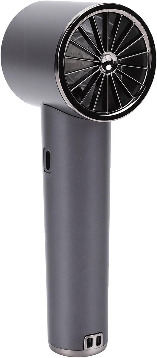 Draagbare Handventilator - Mini Persoonlijke Ventilator - Snelle Koeling Buiten - 100 Snelheden Instelbaar - 4000mAh Batterij - Wit