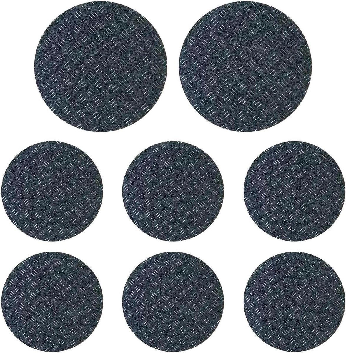 Loopband Matten - Fitness Apparaat Pads - Vloer Beschermen - Dubbelzijdige Anti-Slip - 10x10x0.5 cm - Zwart