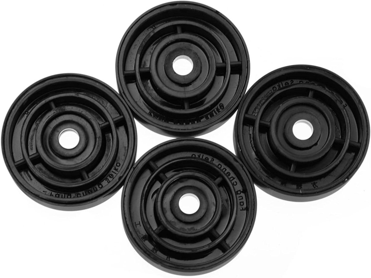 Speaker Isolatie Voeten - Antivibratie Kussens - Geluidsverbetering - Trillingen Dempend - 3 x 1 x 3 cm - Zwart