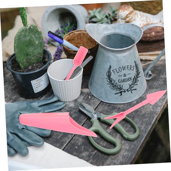 Tuingereedschap Set - Tuin Gadgets - Planten Verzorgen - Draagbaar Hulpmiddel - 22.5 x 6 x 6 cm - Roze van Tuingereedschap. — afbeelding 5