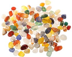 Aquarium Grind - Kiezels Bodembedekking - Aquarium Decoratie - Natuurlijke Agaat - 9-14 mm - Diverse Kleuren