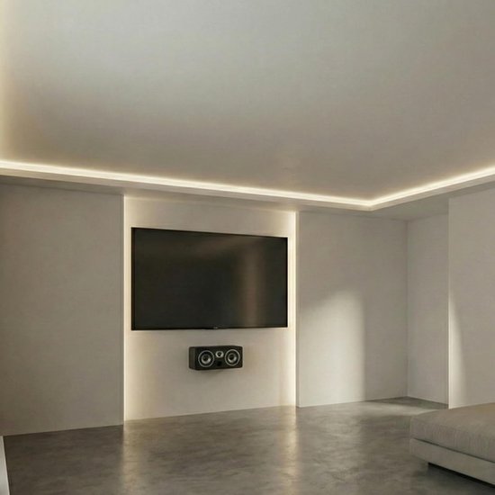 Center Luidspreker - Surround Speaker - Home Cinema - Slechts 11 cm diep - 2x4 inch woofer - Zwart mat — afbeelding 2
