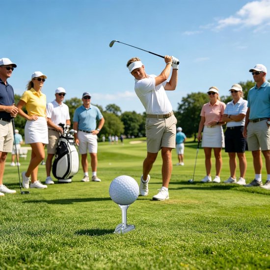 Golf Tees - Golf Trainers - Golf Spel Verbeteren - Met Bal Marker - 10 cm - Niet gespecificeerd van GOLF — afbeelding 4