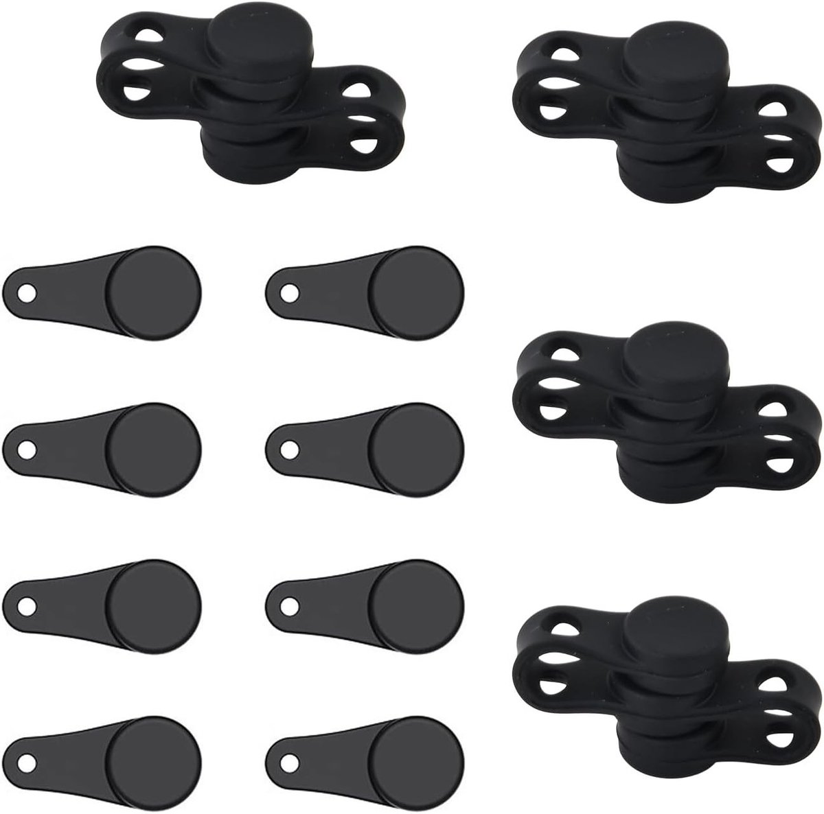 Magnetische Clips voor Airfryer, Silicone Magneten voor Bakpapier, Set van 12 voor Gemakkelijk Koken en Bakken