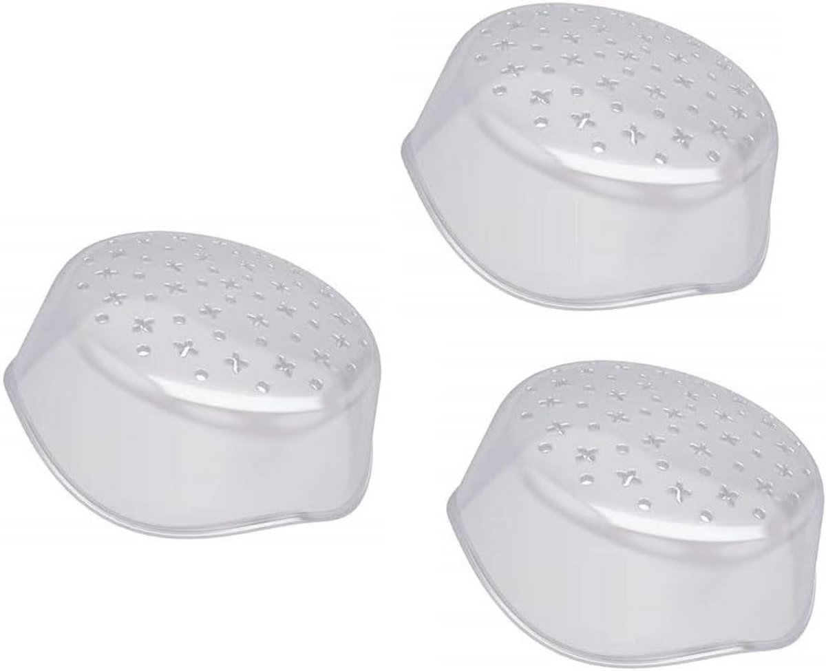 Bloemschikken Cap - Kikker Grid - Vaas Decoratie - Zelfklevend Rooster - 3 Pack - Transparant