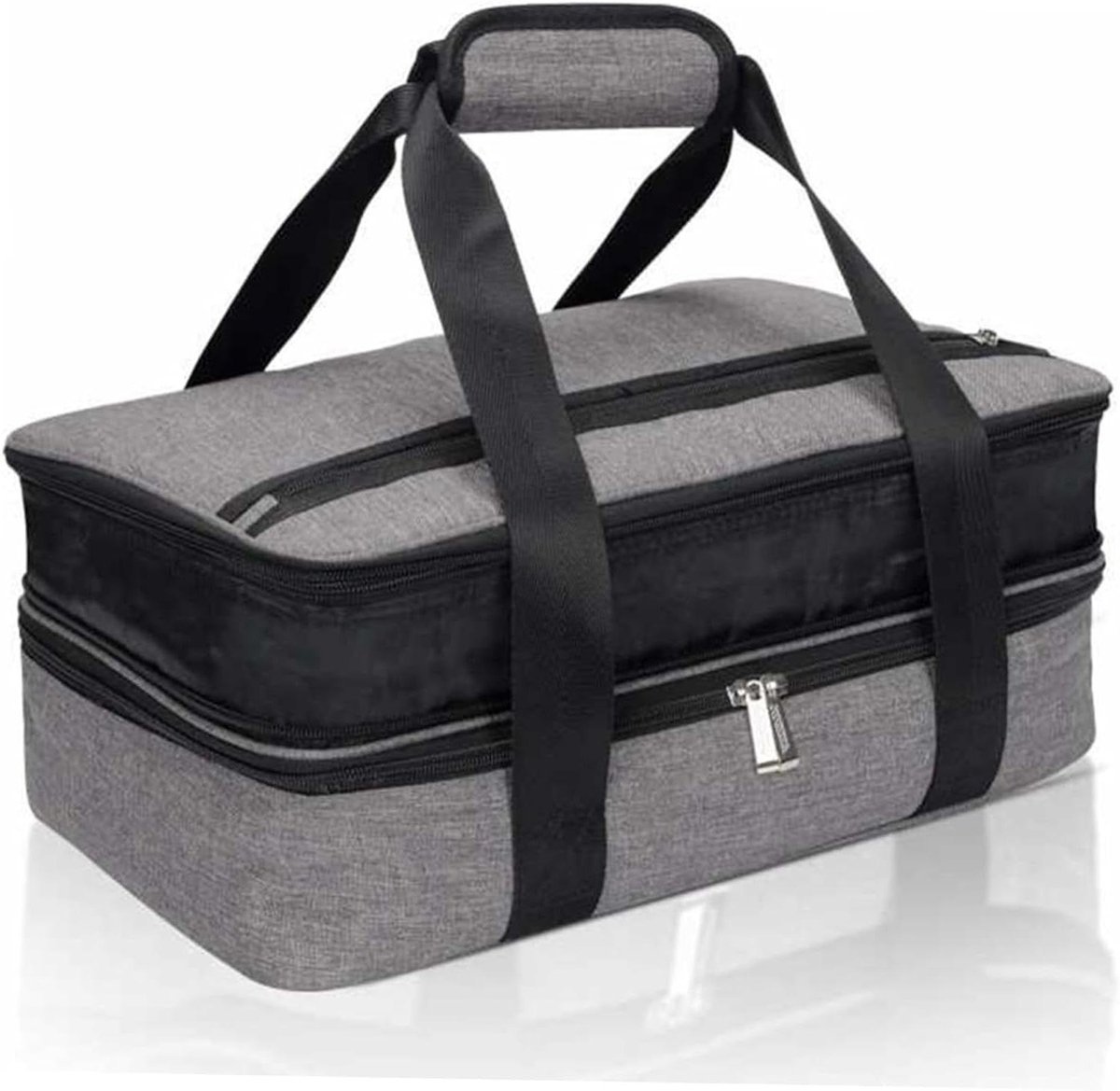 Gevulde Casserole Drager - Warmhoudtas Oven - Maaltijden Vervoeren - Dubbele Laag Isolatie - 40 x 29 x 21 cm