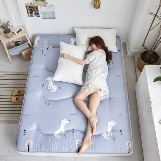 Japanse Vloermatras - Opvouwbaar Matras - Comfortabel Slapen - Dikte 3cm - 100x200cm - B5 — afbeelding 3