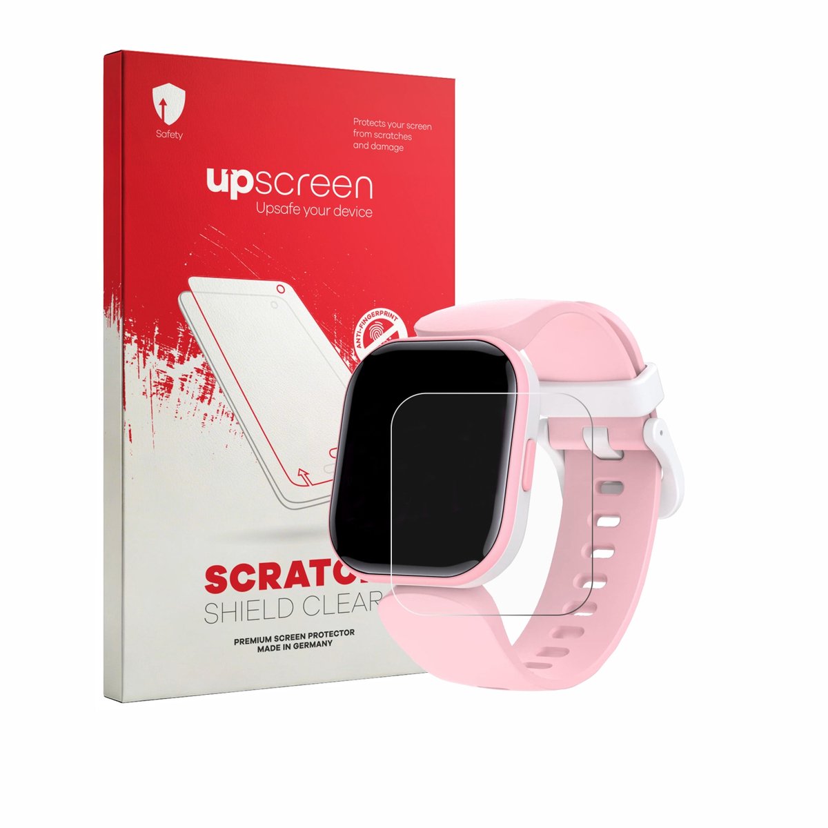 upscreen - Screenprotector voor Dwfit H39 1.4" - Folie Beschermfolie transparant