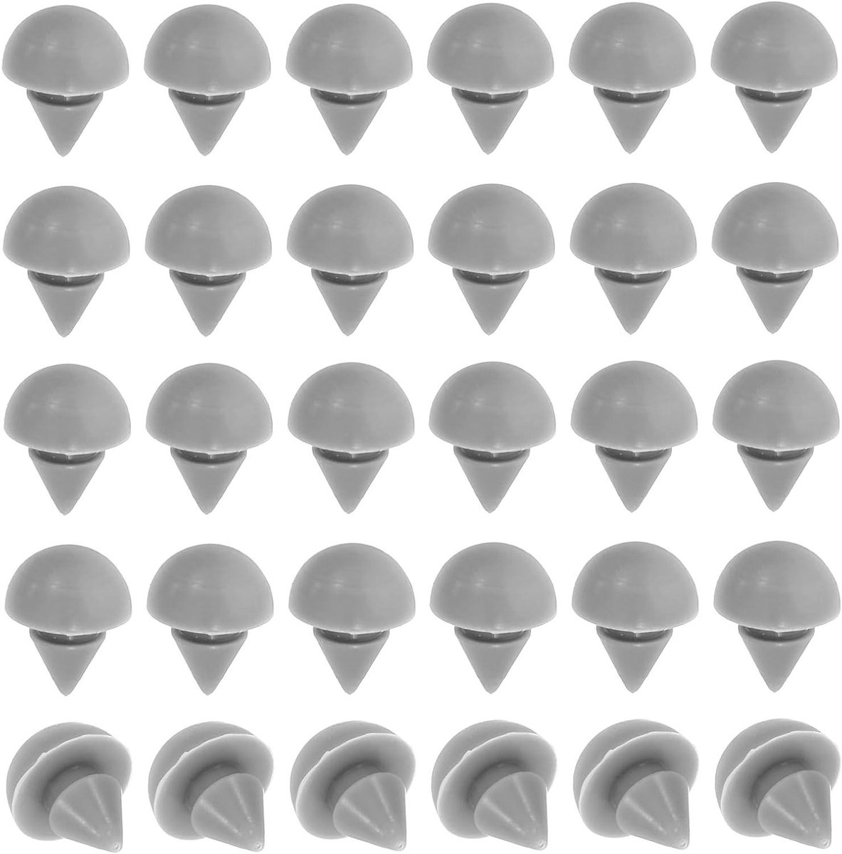 Ronde Pluggen - Afsluitdoppen - Gaten Dichten - Waterdicht en Stofvrij - 4.5mm - Grijs