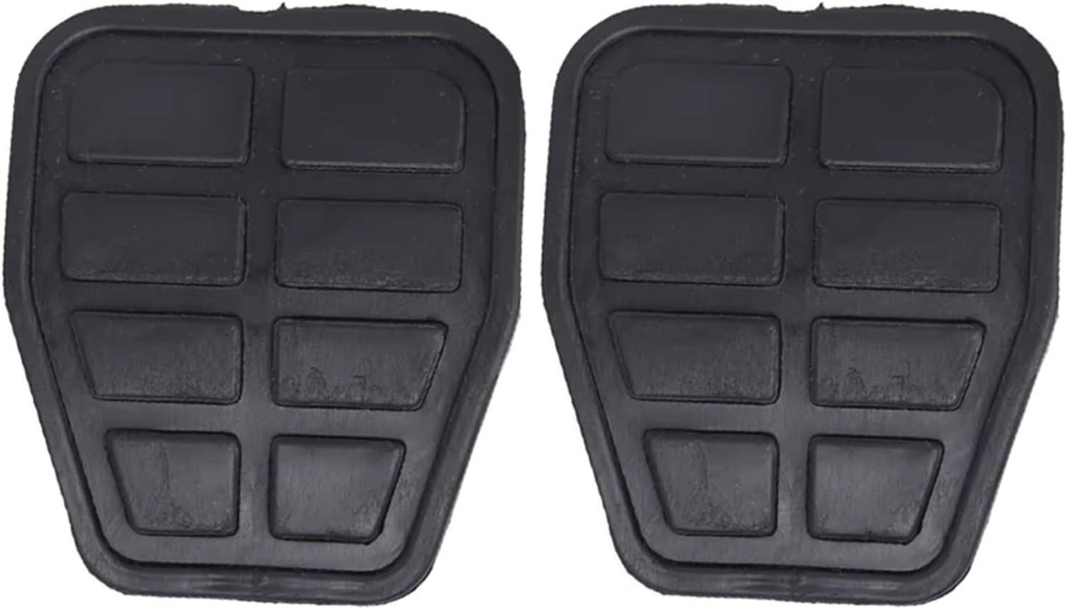 Pedaalhoezen Auto - Rem Koppeling - Comfortabel Rijden - Antislip Ontwerp - 2 Stuks - Zwart