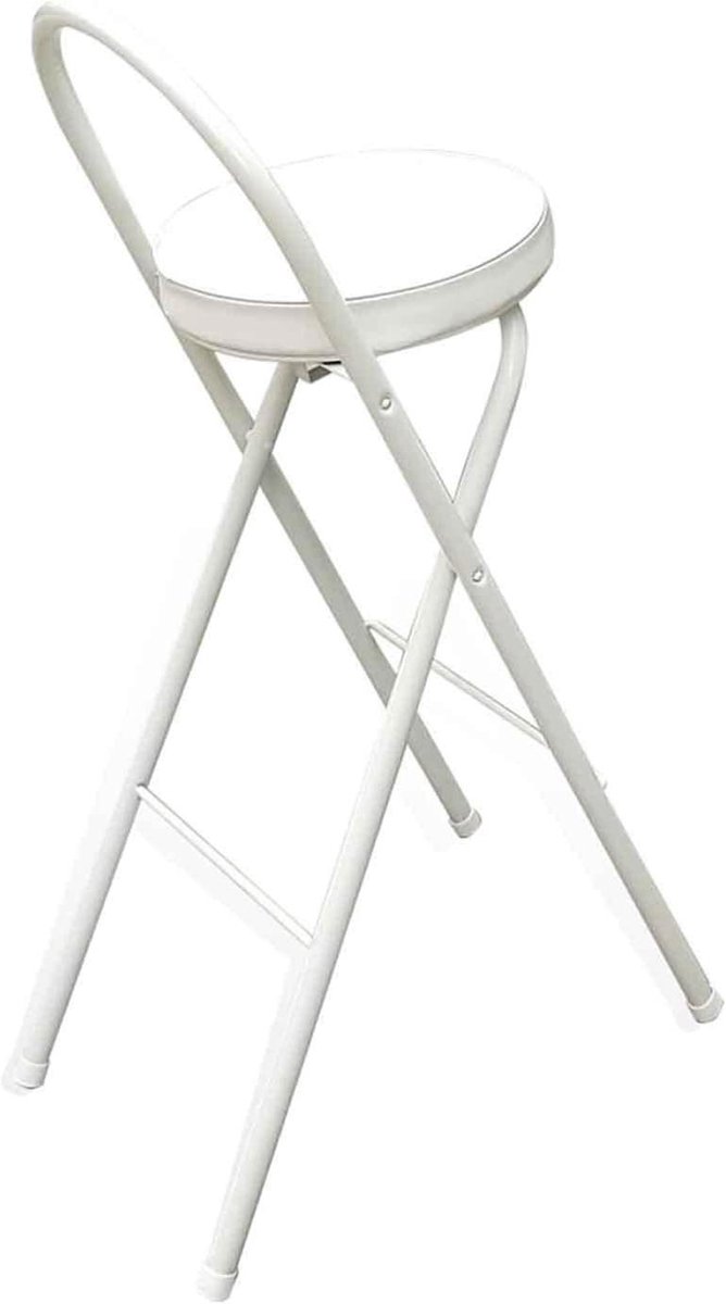 Barkrukken Set - Keukenstoelen - Huiselijke Sfeer - Opvouwbaar Ontwerp - 65 cm Hoogte - Zwart