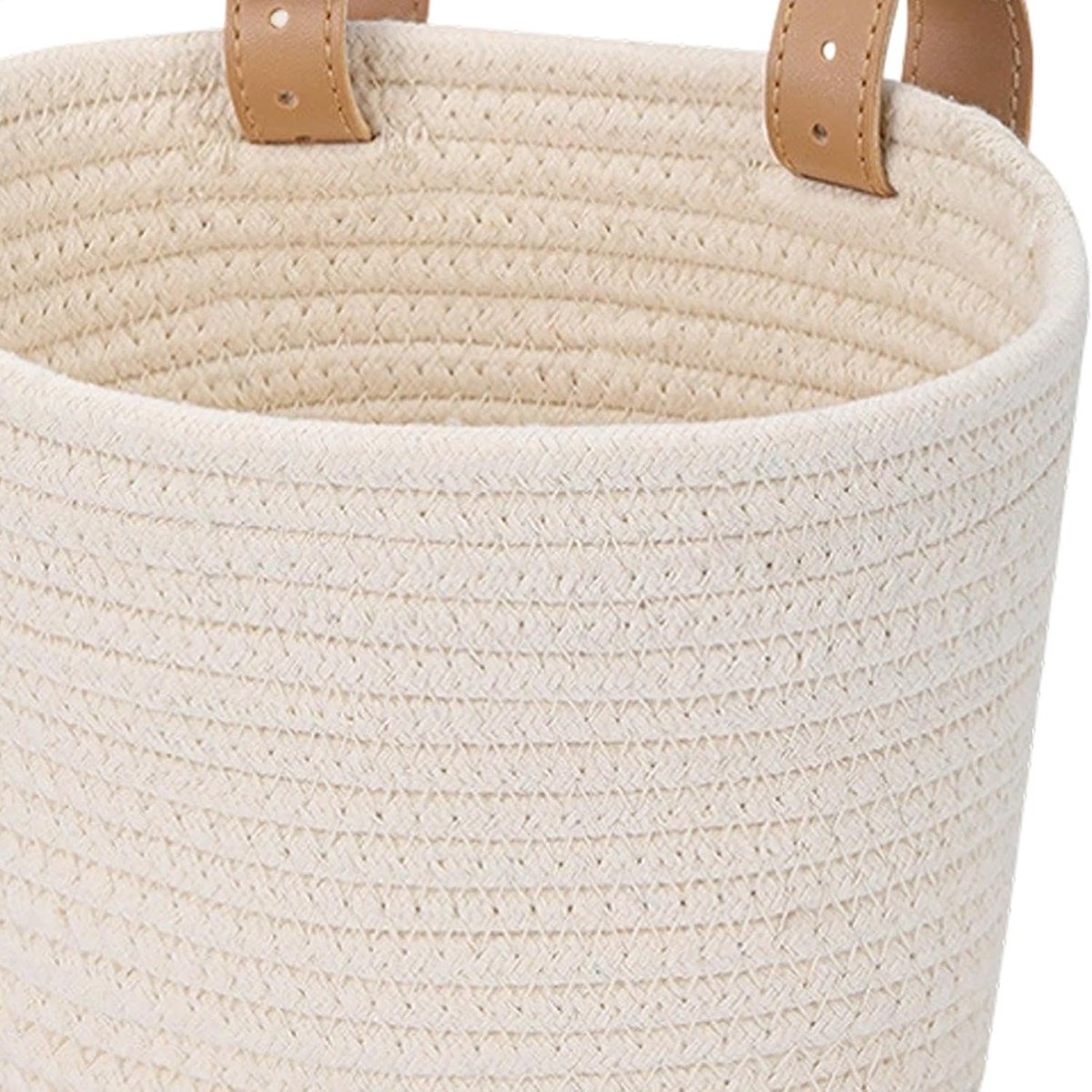 Fietsmand Kinderen - Stuurmandje Fiets - Fietsen Organiseren - Gereedschapsloze Montage - 20x15 cm - Beige