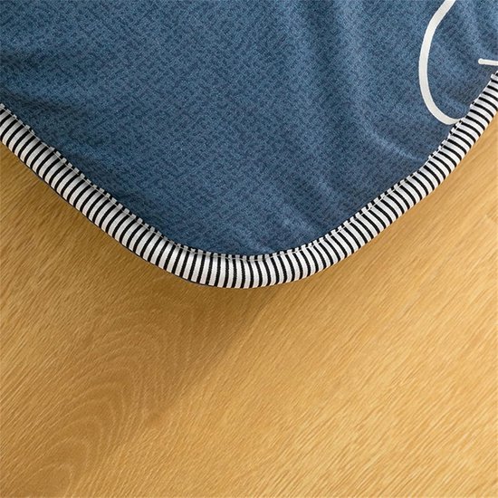 Futon Matras - Vloerbed - Kamperen en Reizen - Huidvriendelijke stof - 120x200cm - Geel — afbeelding 5