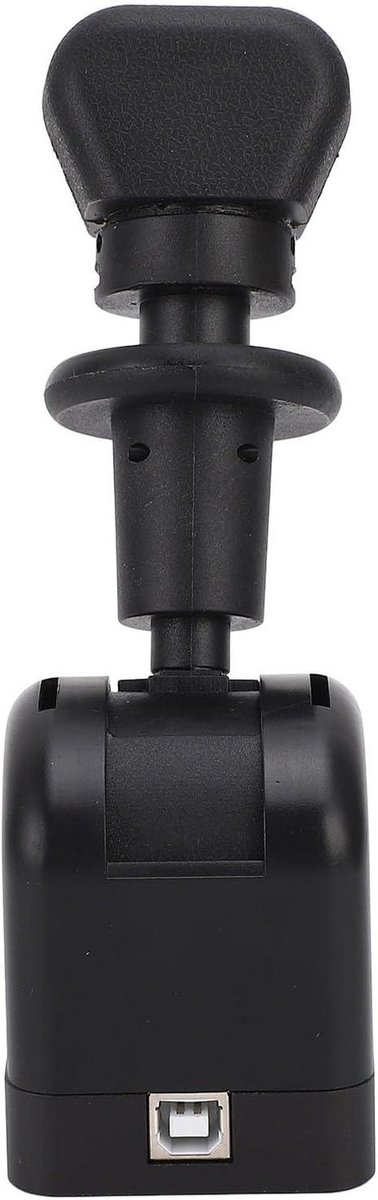 USB Handrem - Race Handrem - Simulatie Games - Metalen Constructie - 55 mm Klem - Zwart