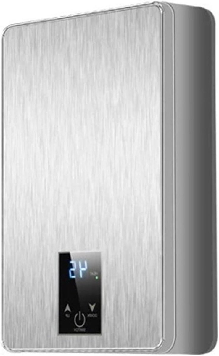 Elektrische Doorstroomverwarmer - Boiler Kraan - Direct Warm Water - Digitale Temperatuurregeling - 6000W - Zwart
