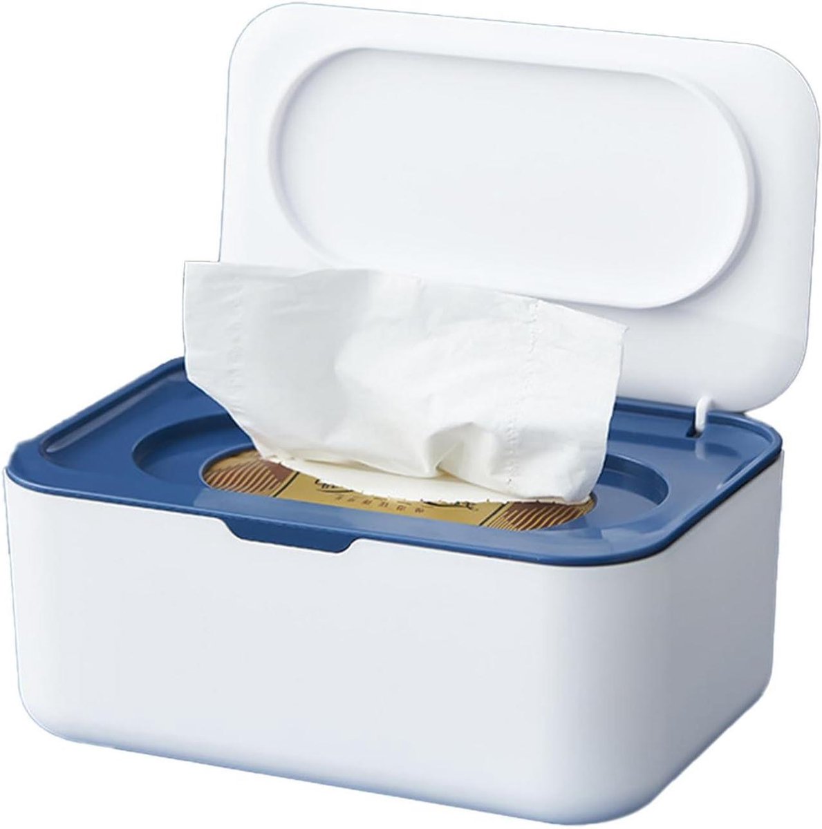 Dispenser voor doekjes - Opbergbox nat - Babyverzorging thuis - Stofdichte deksel - 19x135x75 cm - Grijs