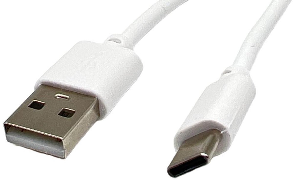 USB-C Laadkabel - Datakabel Type C - Opladen en Data - 1 Meter Lengte - 1 meter - Wit
