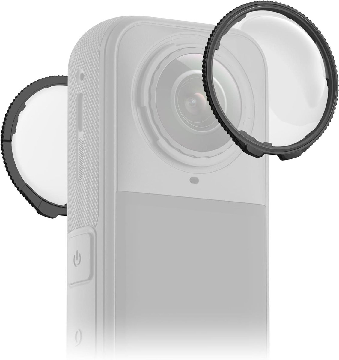 Lensbeschermers - Lens protectors - Camera Beschermen - Versterkt Glas - X5 - Zwart