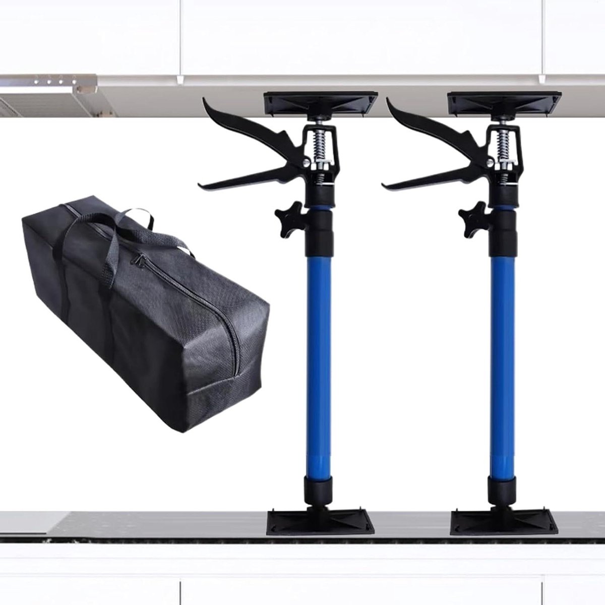 Kastlifter - Hulpmiddel - Meubels Monteren - Verstelbare Hoogte - 30 kg Draagkracht - Blauw