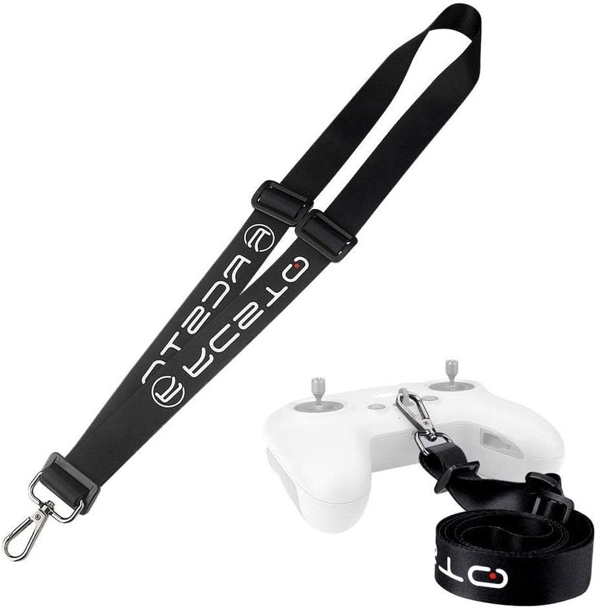 Nekband Afstandsbediening - Drone Controller Lanyard - Drone Vliegen - Verstelbare Lengte - Tot 81 cm - Zwart